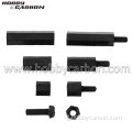 Пойафзол шонздаҳӣ мудаввар Black Nylon Spacers